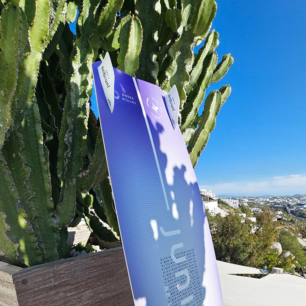 fins and handle on ONEXA board